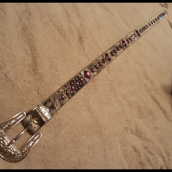 B.H.W. Western Rhinestone Belt - Picture 3 of 4